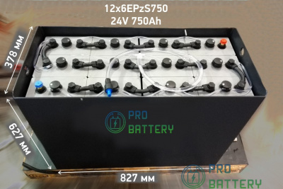 аккумуляторная батарея enerberg 12х6pzs750 