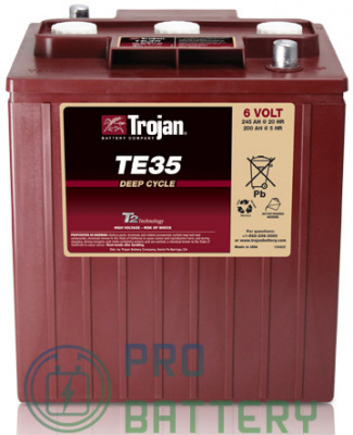 тяговый аккумулятор trojan t145